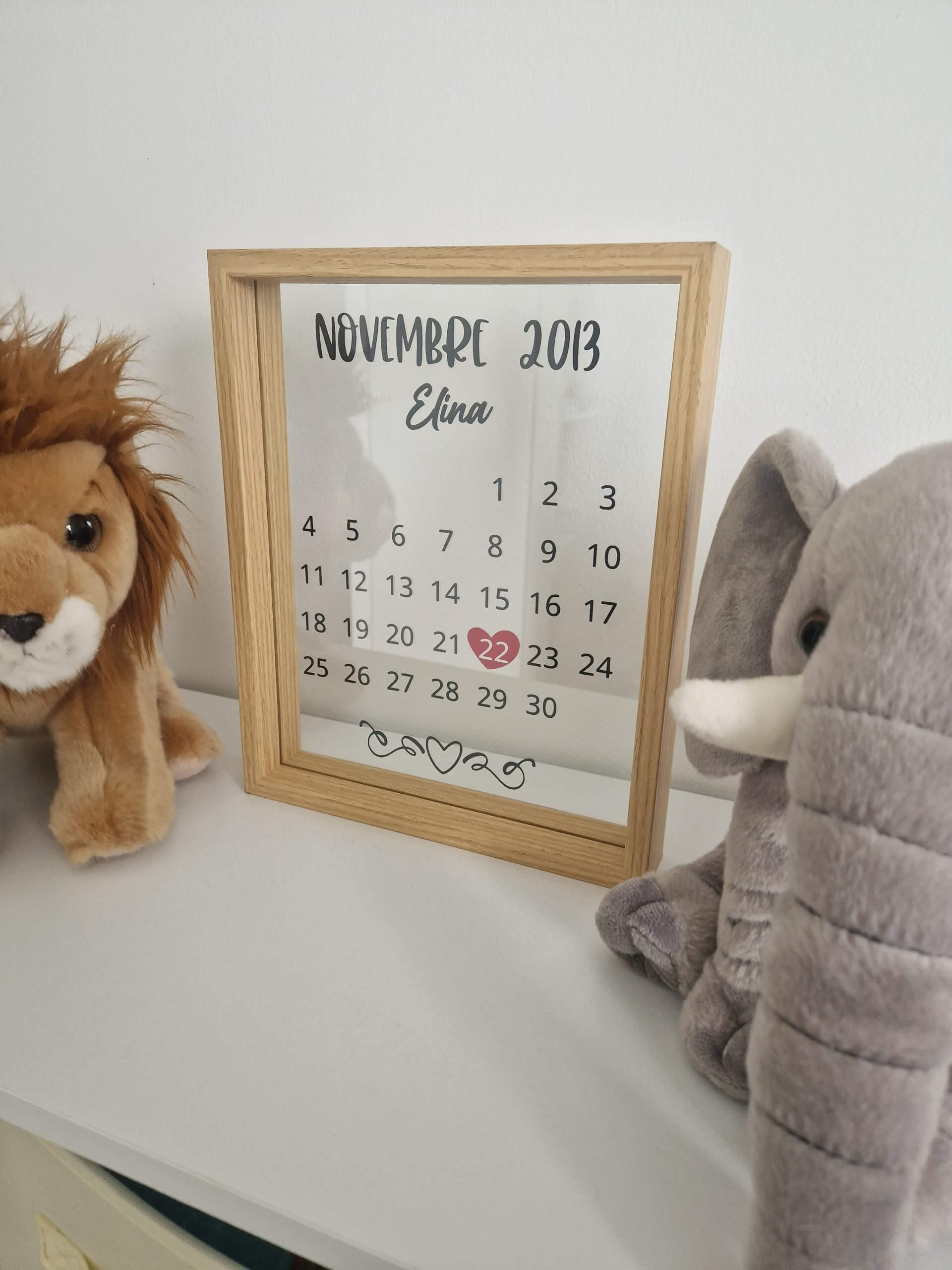 cadre flottant calendrier de naissance cadre flottant calendrier de naissance Elina