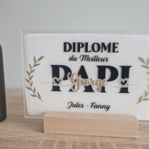Les Plaques plaque “diplôme du Meilleur”