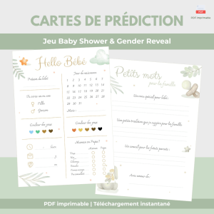 Ressources cartes pronostics bébé