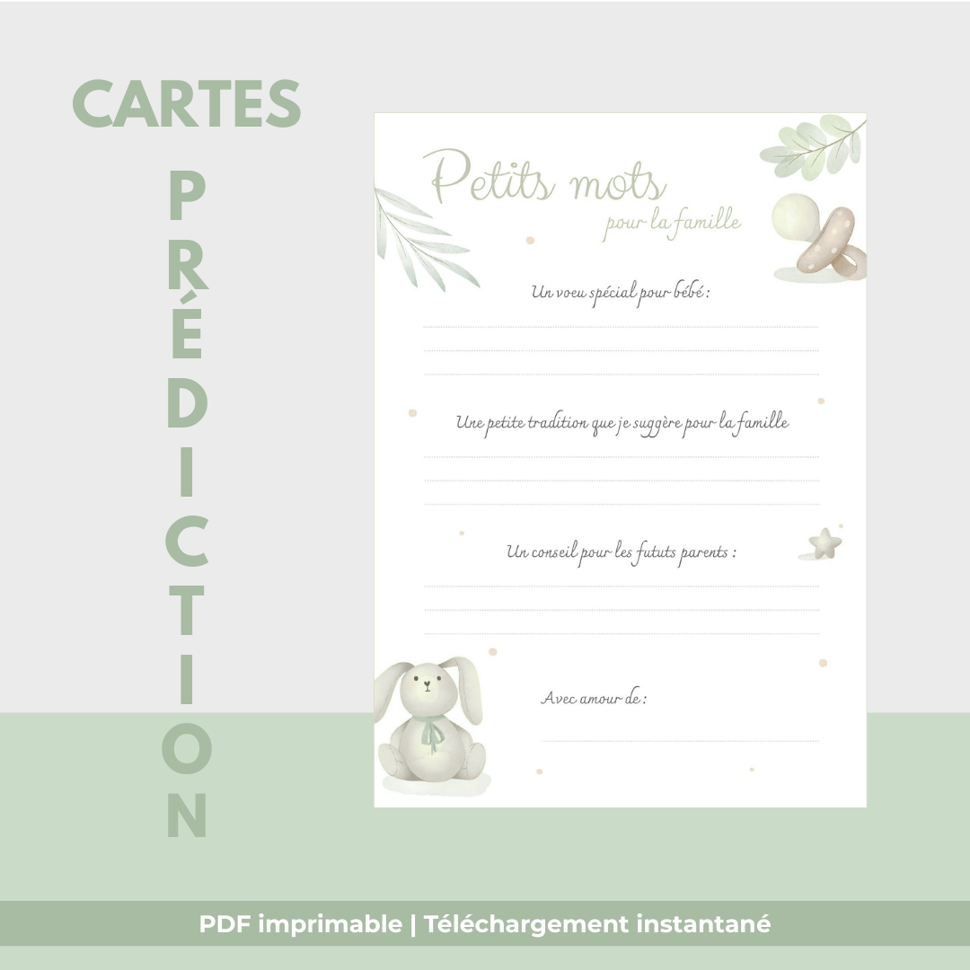 cartes pronostics bébé cartes pronostics bébé