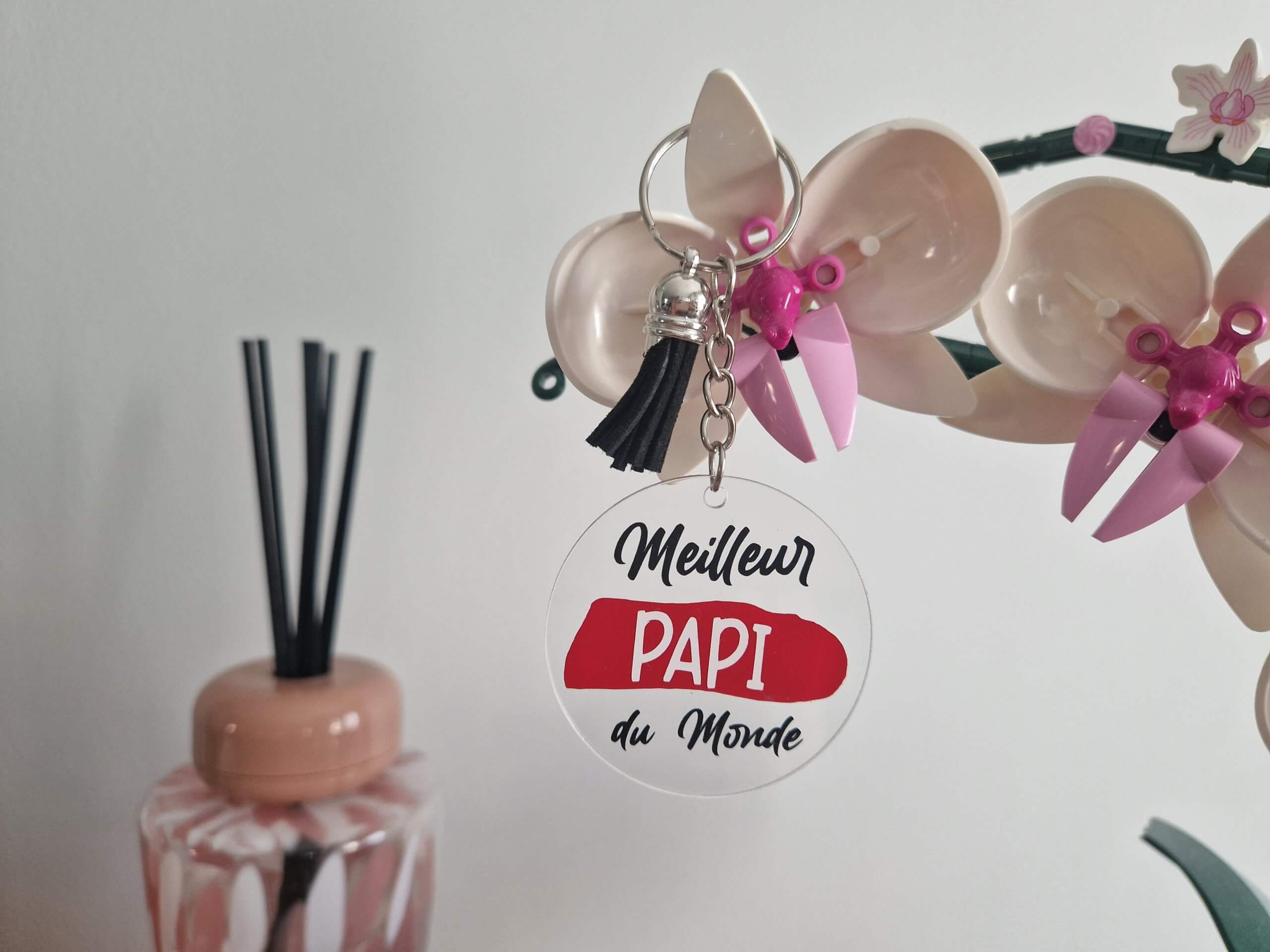 porte clés "meilleur papi du monde" porte clés "meilleur papi du monde"